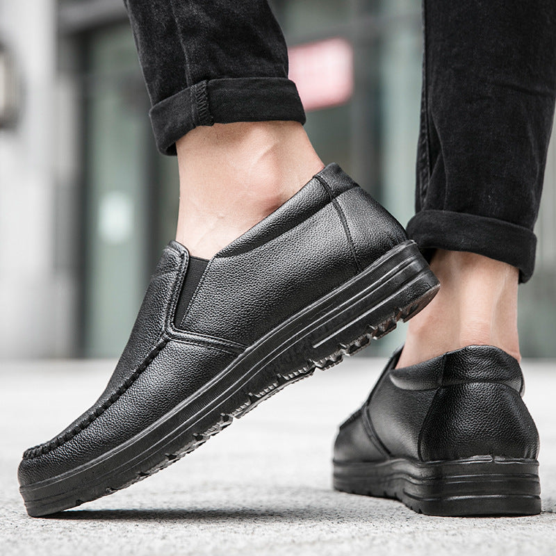 Chaussures élégant léger en cuir professionnel décontracté pour homme