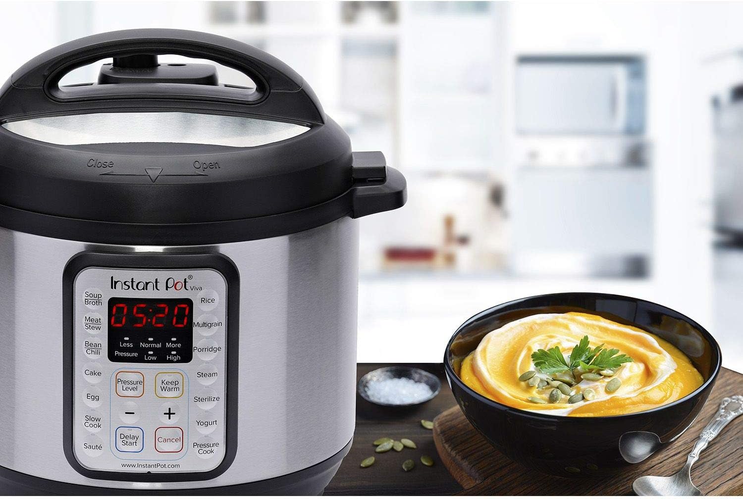 2026 2025 Instant Pot Duo Plus 9-en-1 Multicuiseur, Autocuiseur, Slow Cooker, Cuiseur de Riz, Vapeur, Sauté, Yaourtière, Maintien au Chaud et Stérilisateur, Application Incluse avec Plus de 800 Recettes, Acier Inoxydable, 6 Quarts