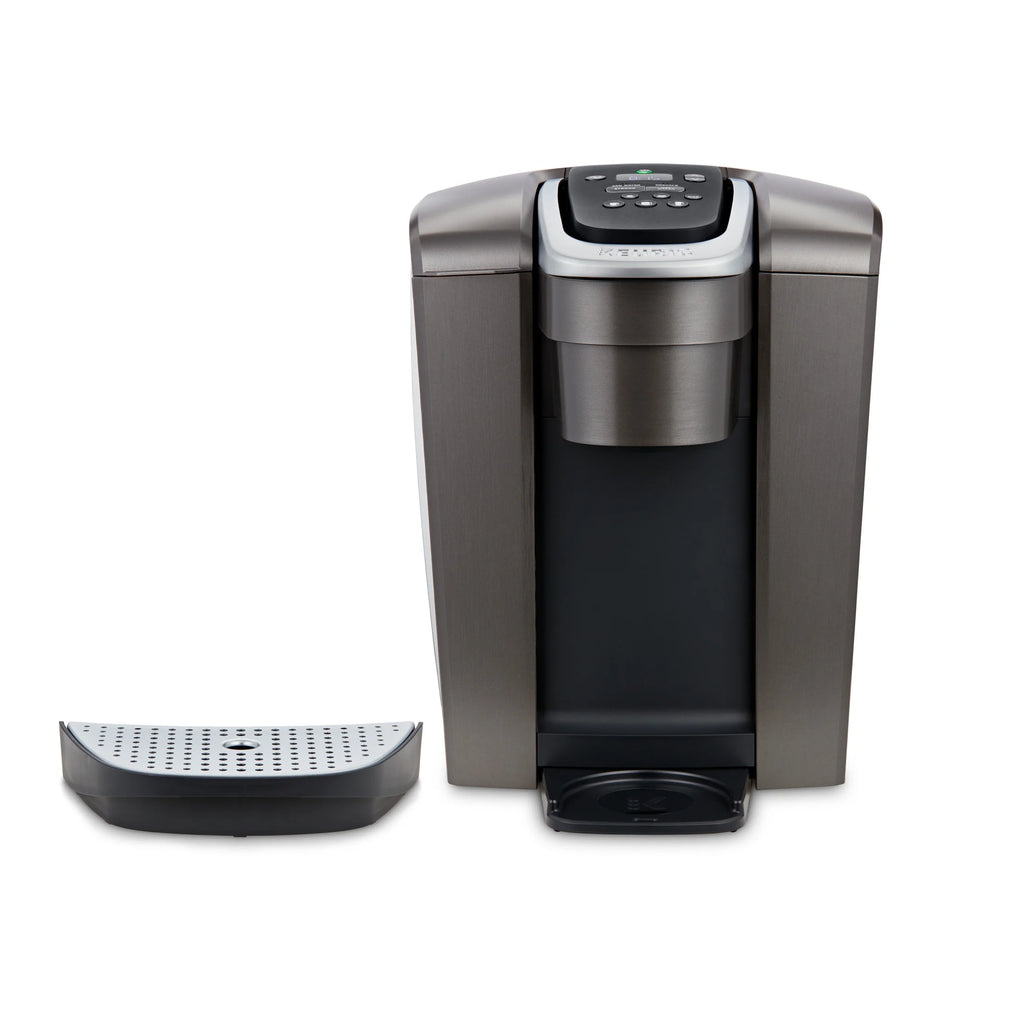2026 2025 Keurig K-Elite – Machine à Café à Dosettes K-Cup à Portion Unique, Finition Brossée Slate, Programmable pour Café Chaud et Glacé