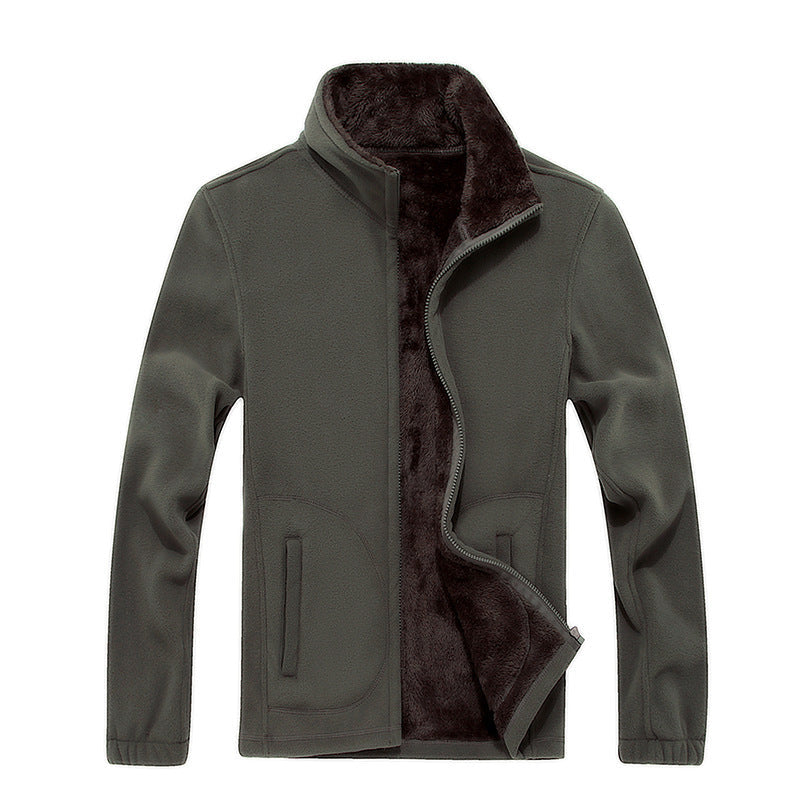 Gilet chaud doublé polaire et fourrure, style habillé pour homme