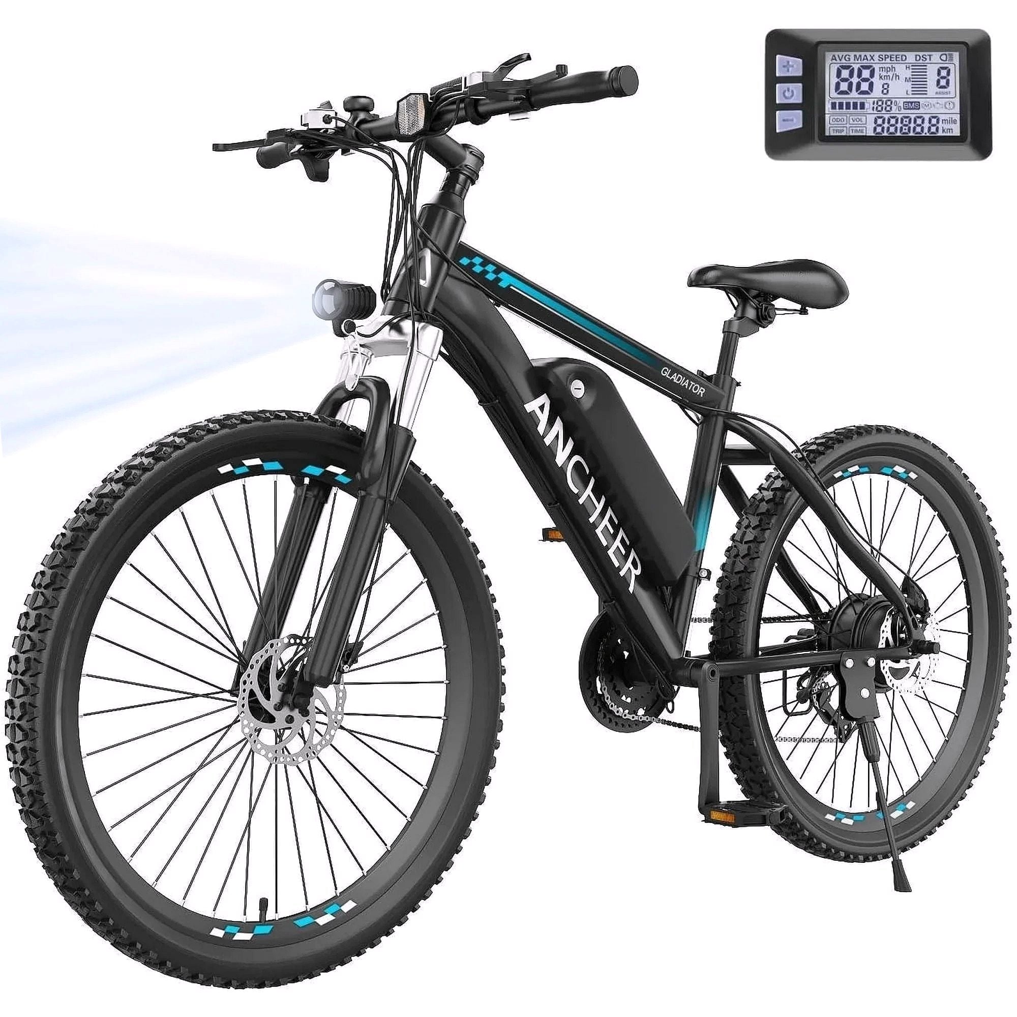 2026 Vélo électrique tout terrain ANCHEER Gladiator 500W 26" pour adultes