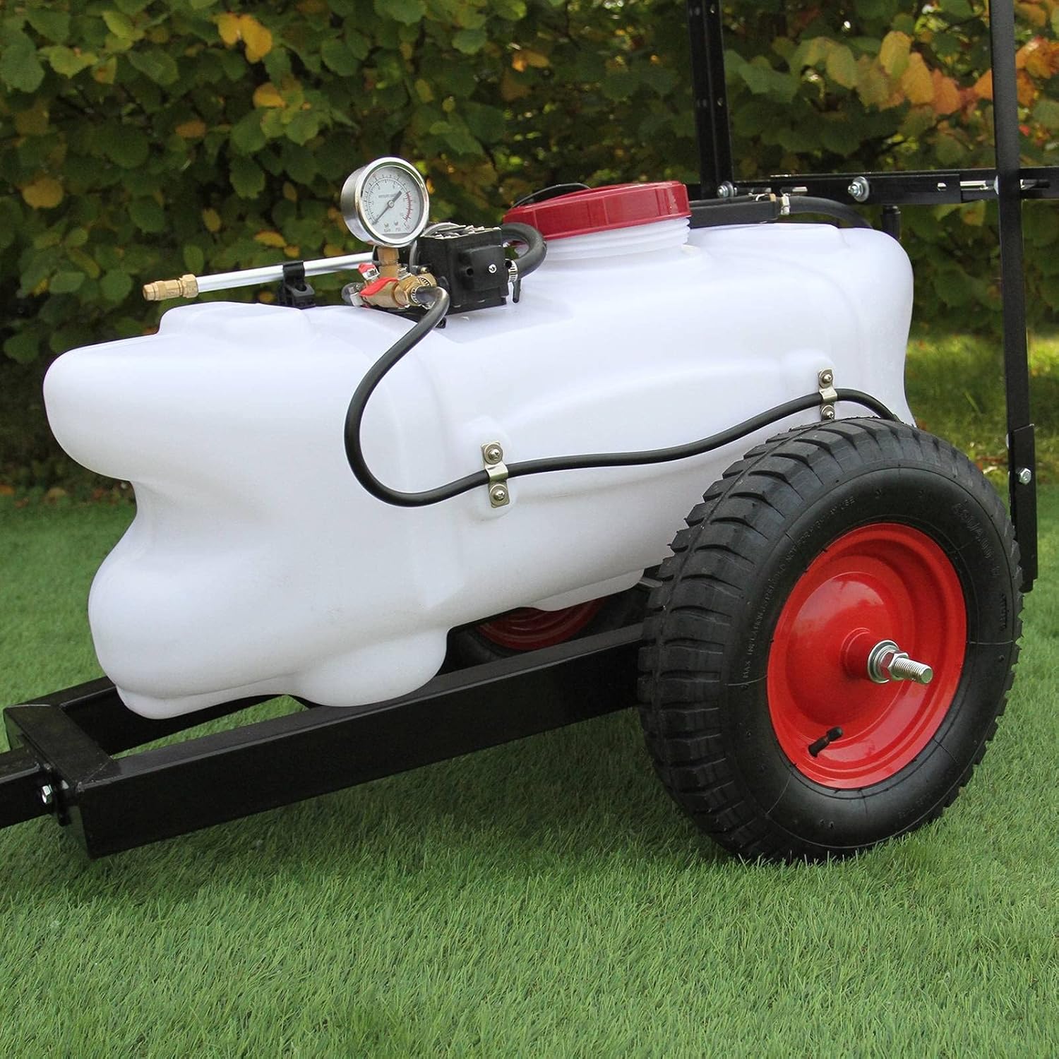 2026 Pulvéristeur pour Quad VTT 60L avec Remorque Maxblast 12V Buses de Flèche Pulvérisation et Accessoires Fertilisants Pesticides Agriculture