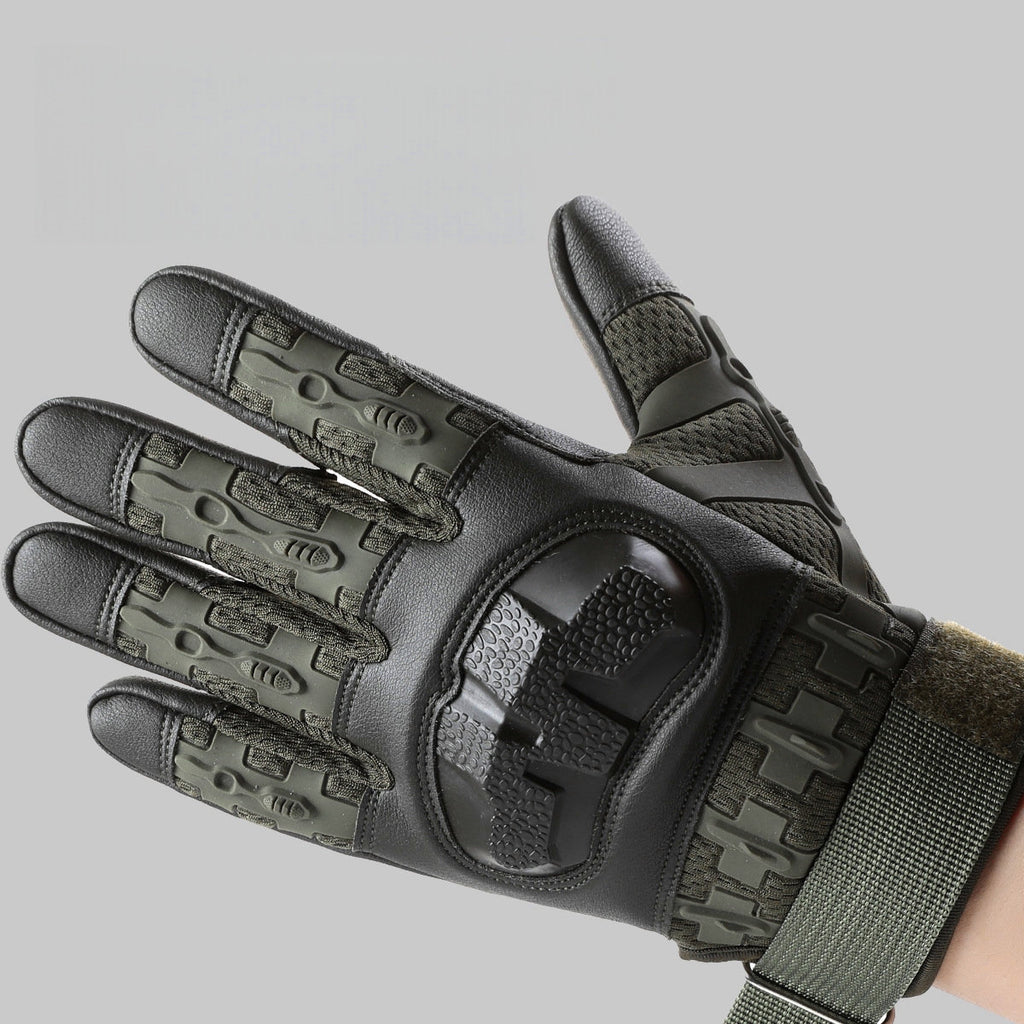 2026 Taktische Vollfinger-Handschuhe Z353 – Olivgrün