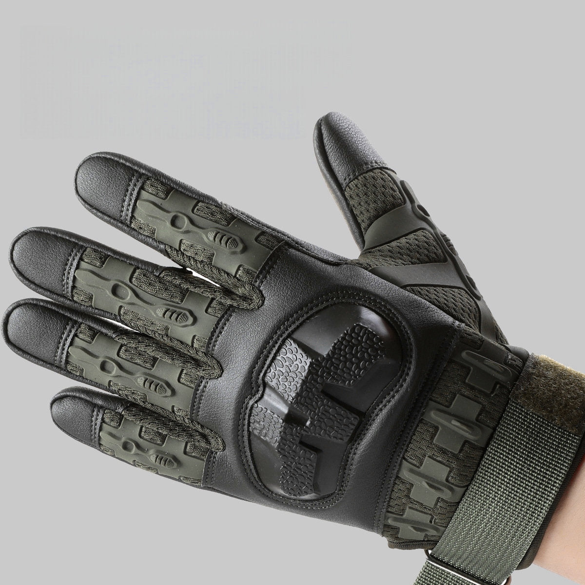 2026 Taktische Vollfinger-Handschuhe Z353 – Olivgrün