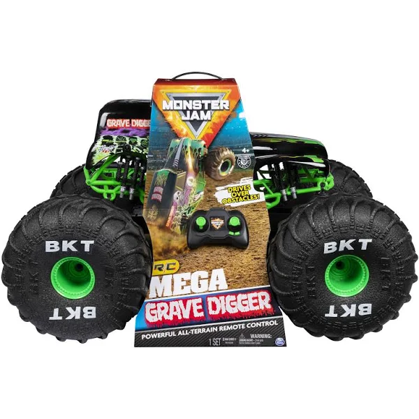 2026 Monster Jam Mega Grave Digger Truck Geländegängiges ferngesteuertes Monster 1:6