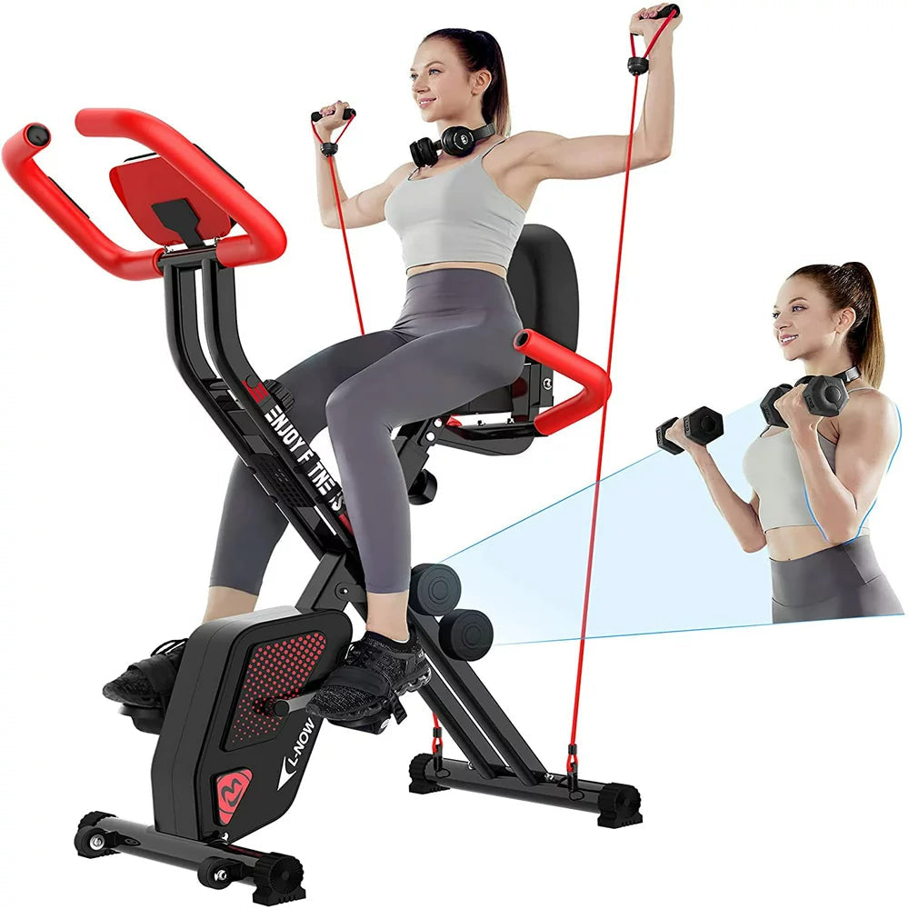 2026 Pooboo 3 In 1 Faltbare Heimtrainer Indoor Cycling Bike Workout 300Lb