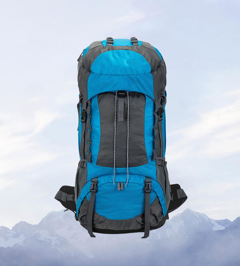 2026 Outdoor-Rucksack 70L – Hellblau