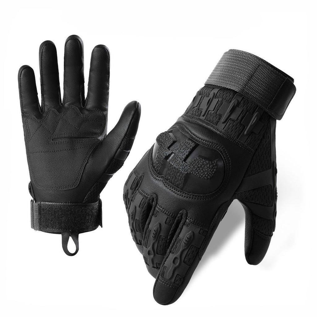 2026 Taktische Vollfinger-Handschuhe Z353 – Schwarz