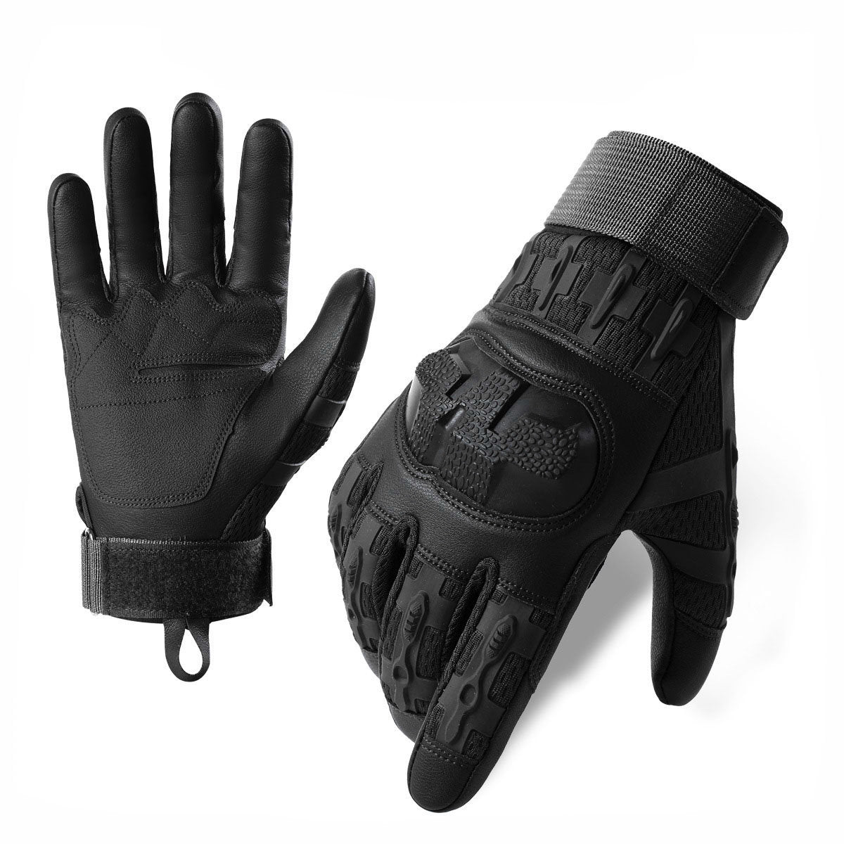 2026 Taktische Vollfinger-Handschuhe Z353 – Schwarz