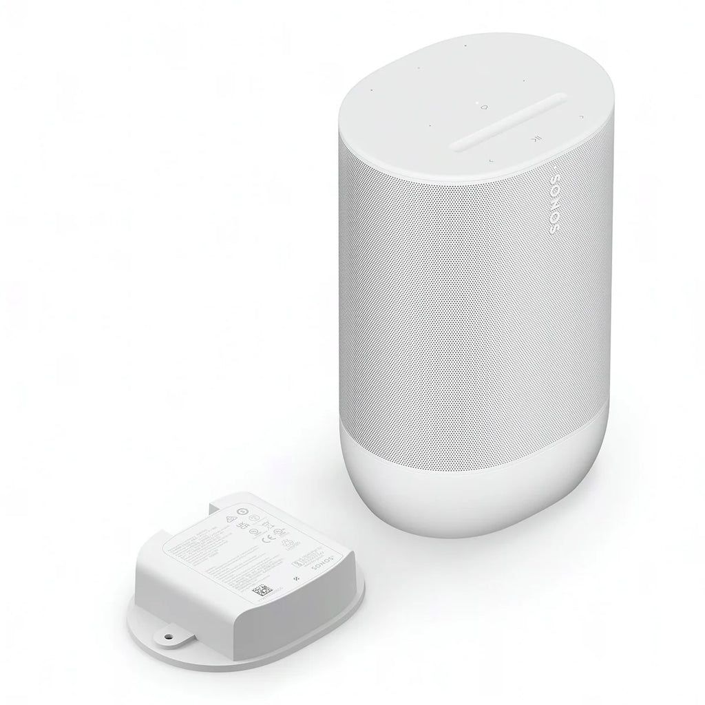 2026 2025 Sonos Move 2 – Enceinte Portable Intelligente Blanche avec Batterie 24 Heures, Bluetooth et Wi-Fi, Résistante à l’Eau, Son Stéréo Puissant et Commande Vocale