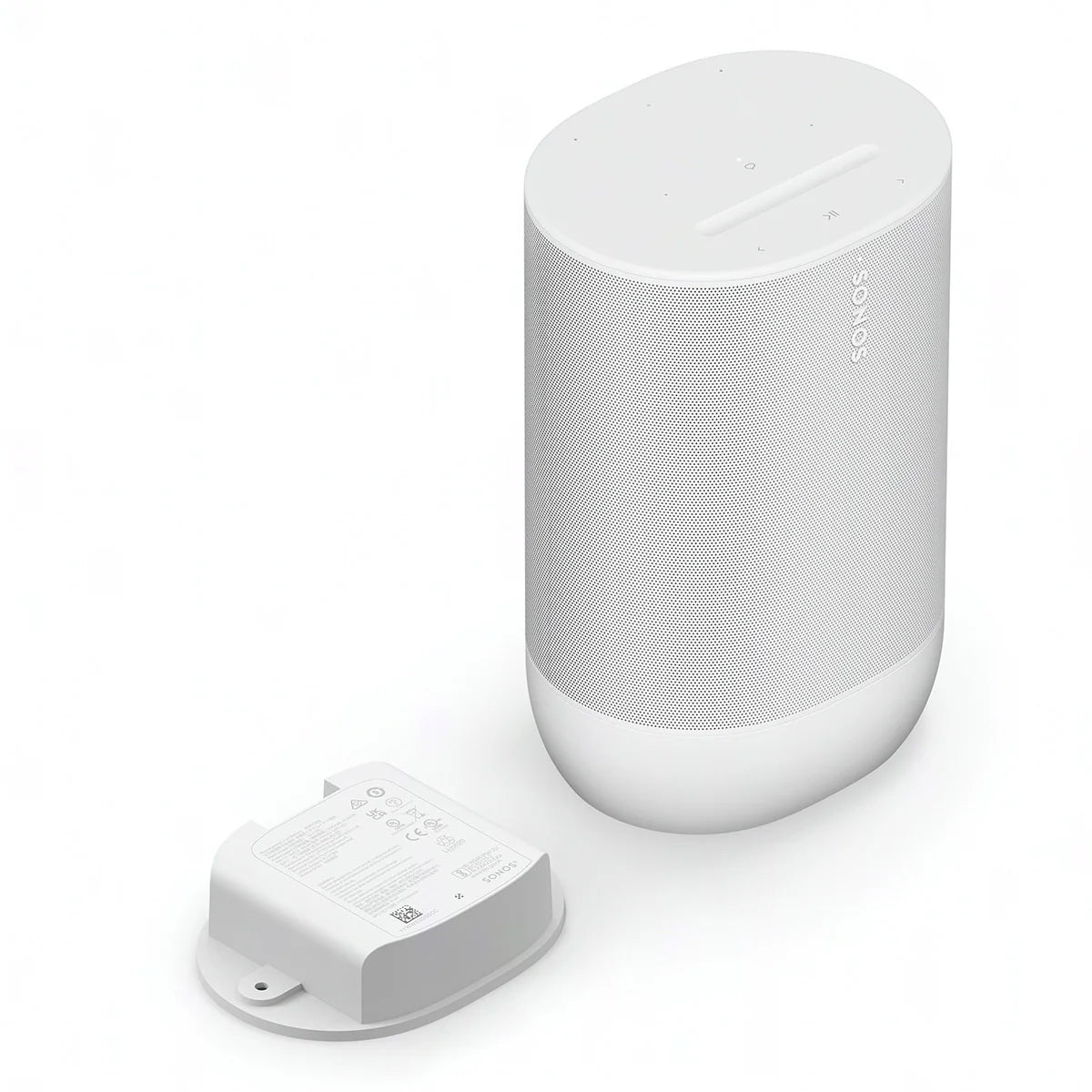 2026 2025 Sonos Move 2 – Enceinte Portable Intelligente Blanche avec Batterie 24 Heures, Bluetooth et Wi-Fi, Résistante à l’Eau, Son Stéréo Puissant et Commande Vocale