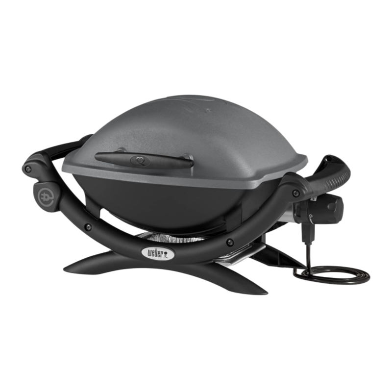 2026 2025 Weber Q1400 – Barbecue Électrique Portable, Surface 43x32 cm, Grille Fonte Émaillée, Édition Limitée