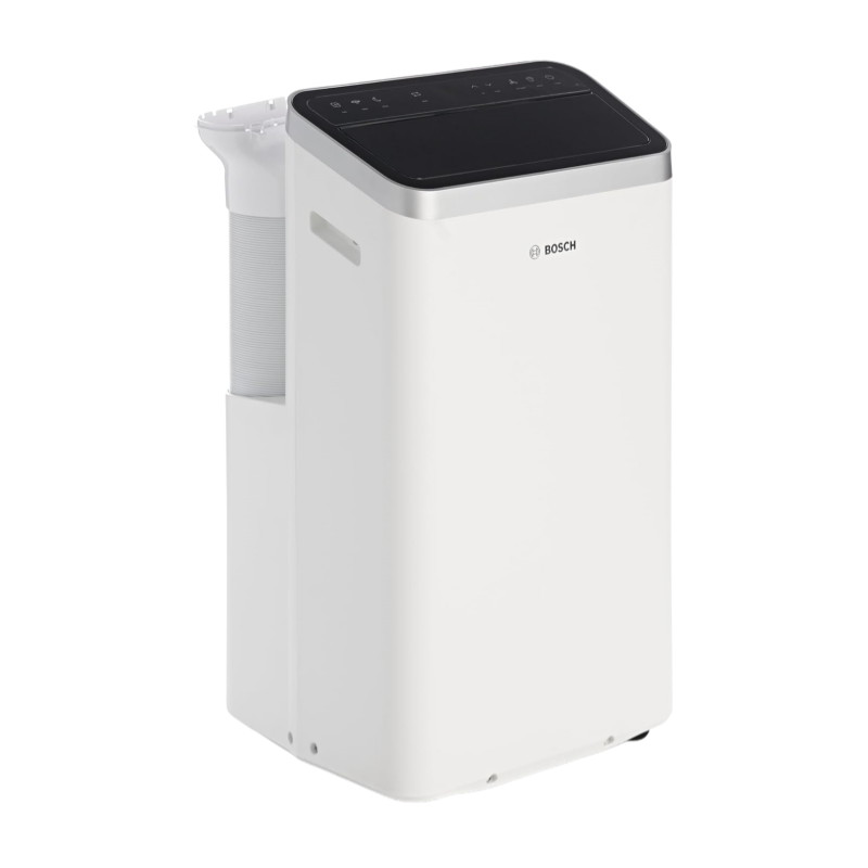 2026 Bosch Cool 4000 Portable AC - 3 en 1 : Climatiseur, Déshumidificateur, Ventilateur - 2,6 kW pour les pièces jusqu'à 35m² - Avec Mode Auto, Mode Silencieux et Mode Veille (48 db (A)) [Classe A+]