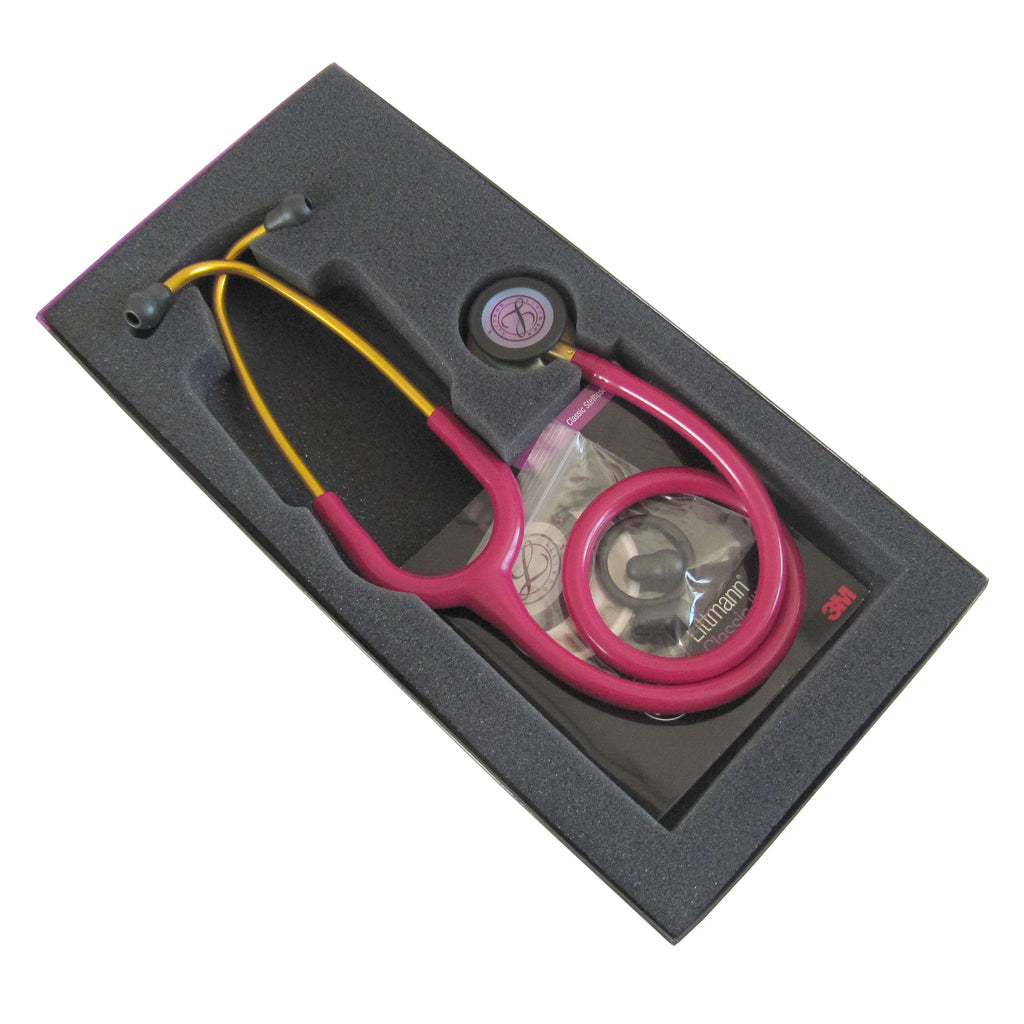 2026 2025 Stéthoscope Littmann Classic III Surveillance : Raspberry Rainbow 5806