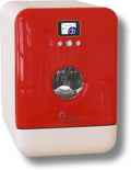 2026 DAAN TECH Bob - Lave-vaisselle Compact 3 Couverts Encastrable - Pose Libre, Avec Réservoir, Portable - Séchage Naturel - Assiette 29 cm - Label Origine France Garantie, Eco-Conçu (Blanc-Rouge)