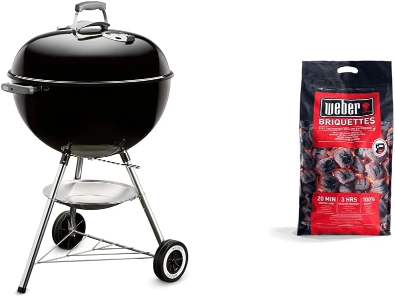2026 2025 Weber Classic Kettle 57 cm – Barbecue à Charbon, Grille Acier Triple Couche, Édition Limitée