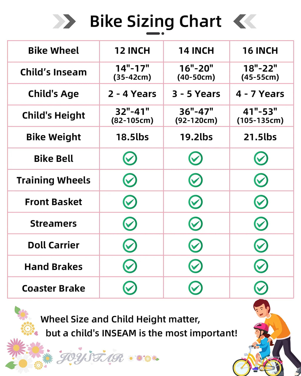 2026 Bicicletta per bambini Little Daisy 14 pollici per ragazze -