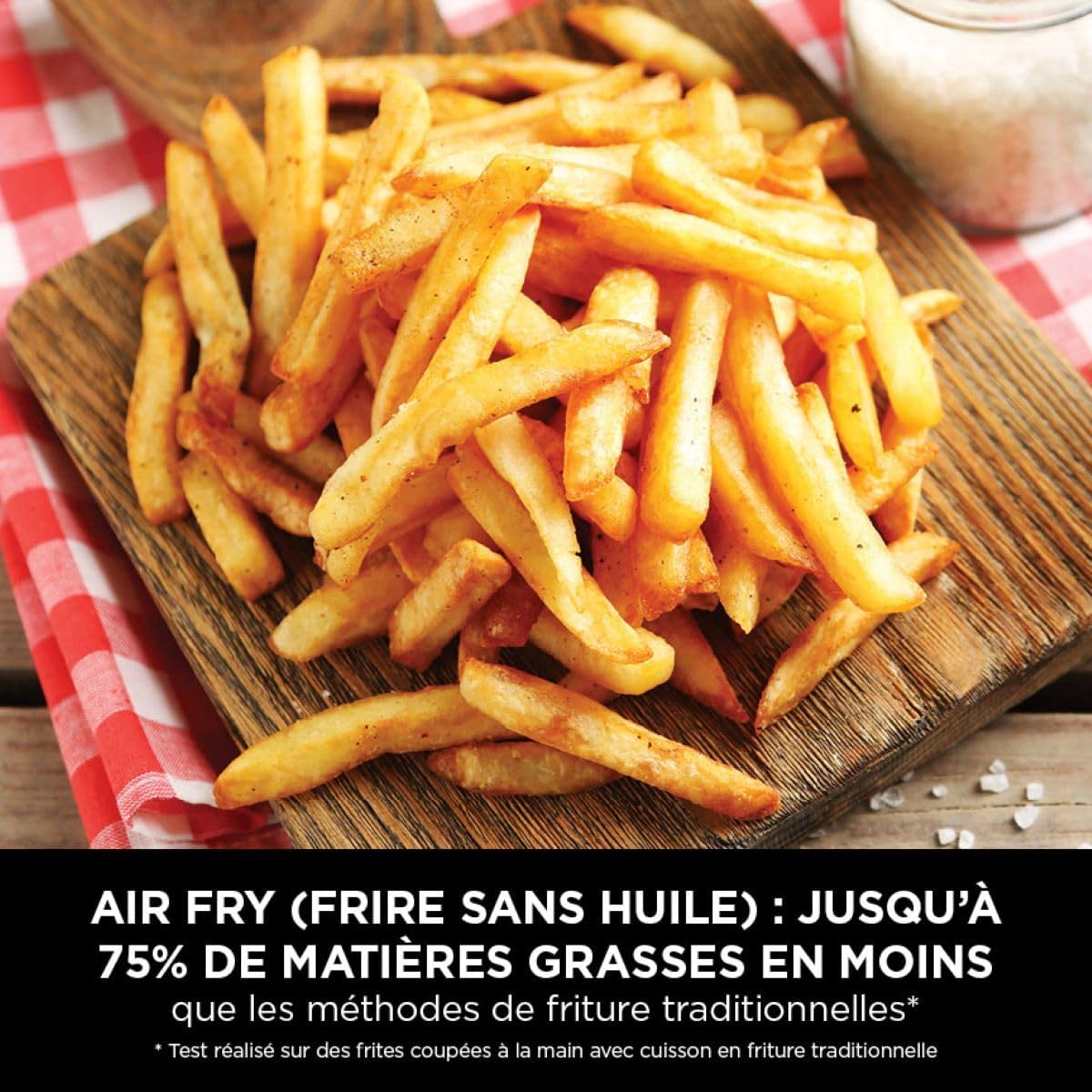 2026 2025 NINJA Foodi AF500EU – Friteuse à Air Chaud FlexDrawer 10,4 L, Double Zone avec Séparateur Amovible, 7 Fonctions de Cuisson – Édition Limitée Haute Performance