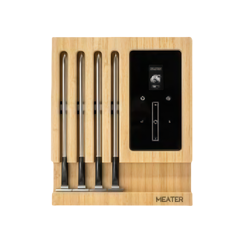 2026 2025 MEATER Block – Thermomètre à Viande Intelligent avec WiFi, Quatre Sondes et Cuisson Multi-Protéines pour un Barbecue Parfait