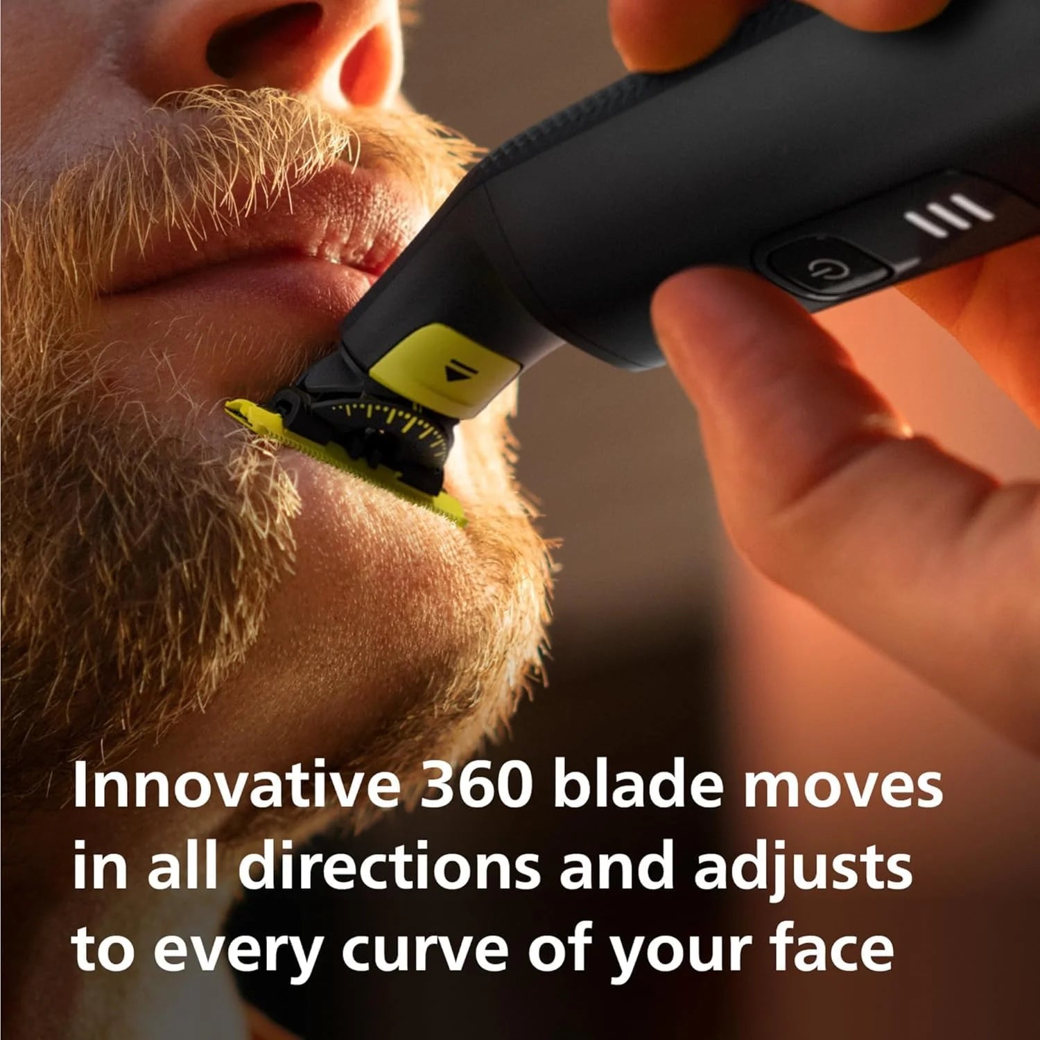 2026 2025 Philips OneBlade 360 Pro, Wet & Dry, coupe, contourne et rase avec le peigne de précision 20 longueurs et l'affichage LED, QP6552/15