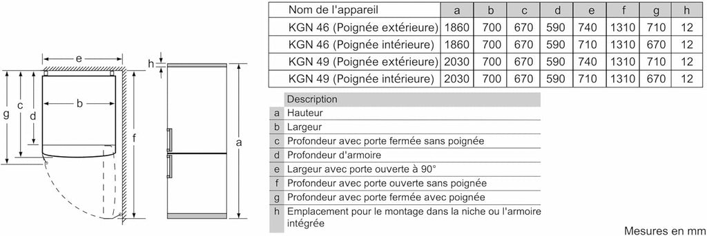 2026 2025 Bosch KGN49XLEA Série 4 – Réfrigérateur Combiné XXL, MultiAirflow, Tiroir VitaFresh, Édition Limitée Inox