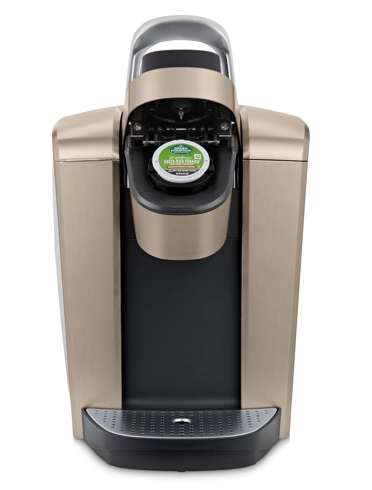 2026 2025 Keurig K-Elite – Machine à Café à Dosettes K-Cup à Portion Unique, Finition Brossée Slate, Programmable pour Café Chaud et Glacé