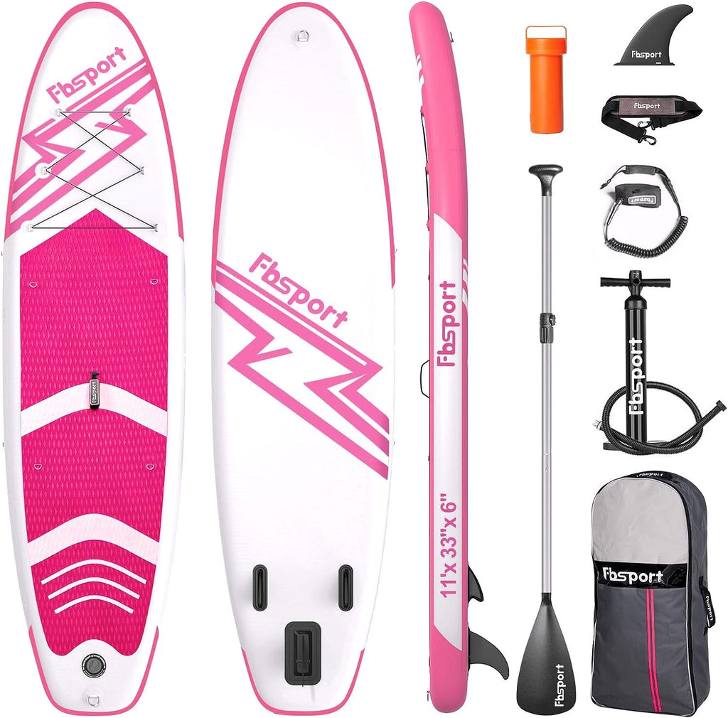 2026 Premium Stand Up Paddle Board, Yoga Board with Durable SUP Accessories & Carry Bag | Wide Stance, Surf Control, Non-Slip Deck, Leash, Paddle and Pump for Youth & Adult