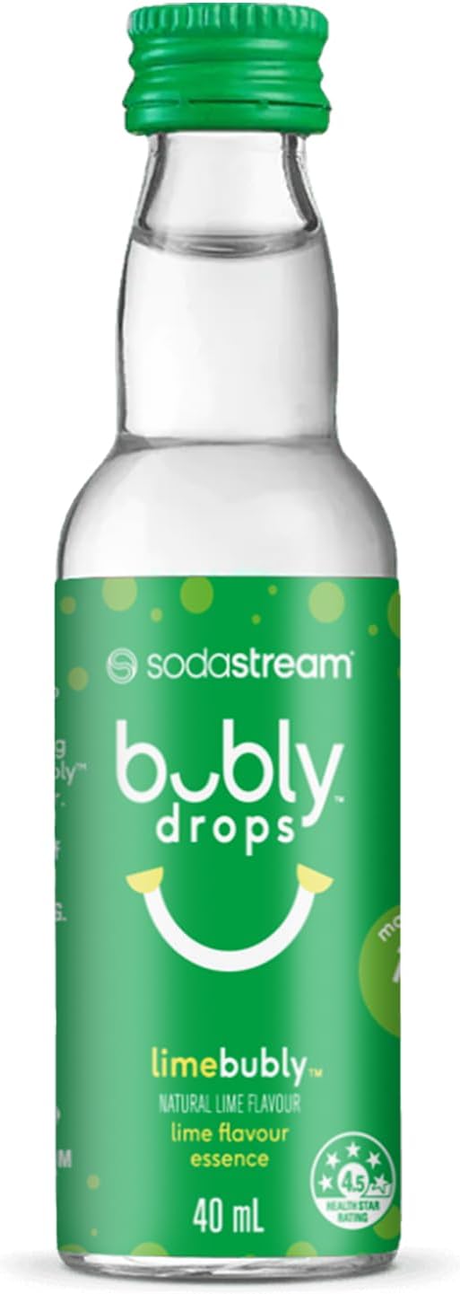 2026 2025 SodaStream Terra Machine à Eau Pétillante Bundle (Noir), avec CO2, Bouteilles Compatibles Lave-Vaisselle et Arômes Bubly Drops