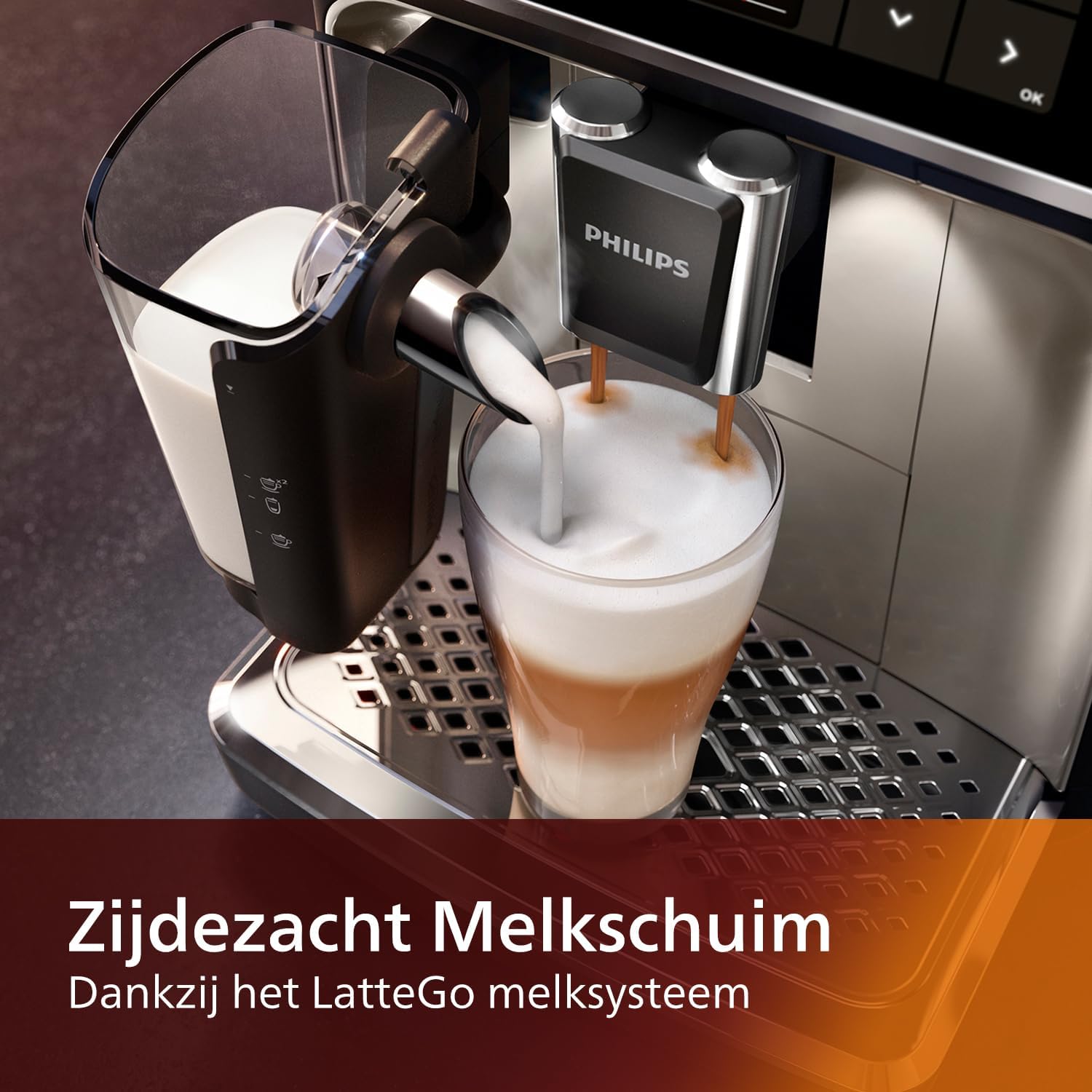 2026 Philips Série 5400 Machine Expresso - Café à Grain - LatteGo Mousseur à Lait, 12 Spécialités de Café, Affichage Intuitif, 4 Profils Utilisateur, Noir (EP5441/50)