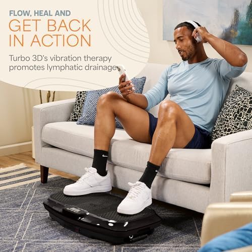 2026 2025 Lifepro Plateforme Vibrante d’Exercice avec Points d’Acupuncture Magnétiques - Plateforme Vibrante pour Tout le Corps pour Débutants et Récupération - Massage Drainage Lymphatique pour Tonification Musculaire et Fitness Général