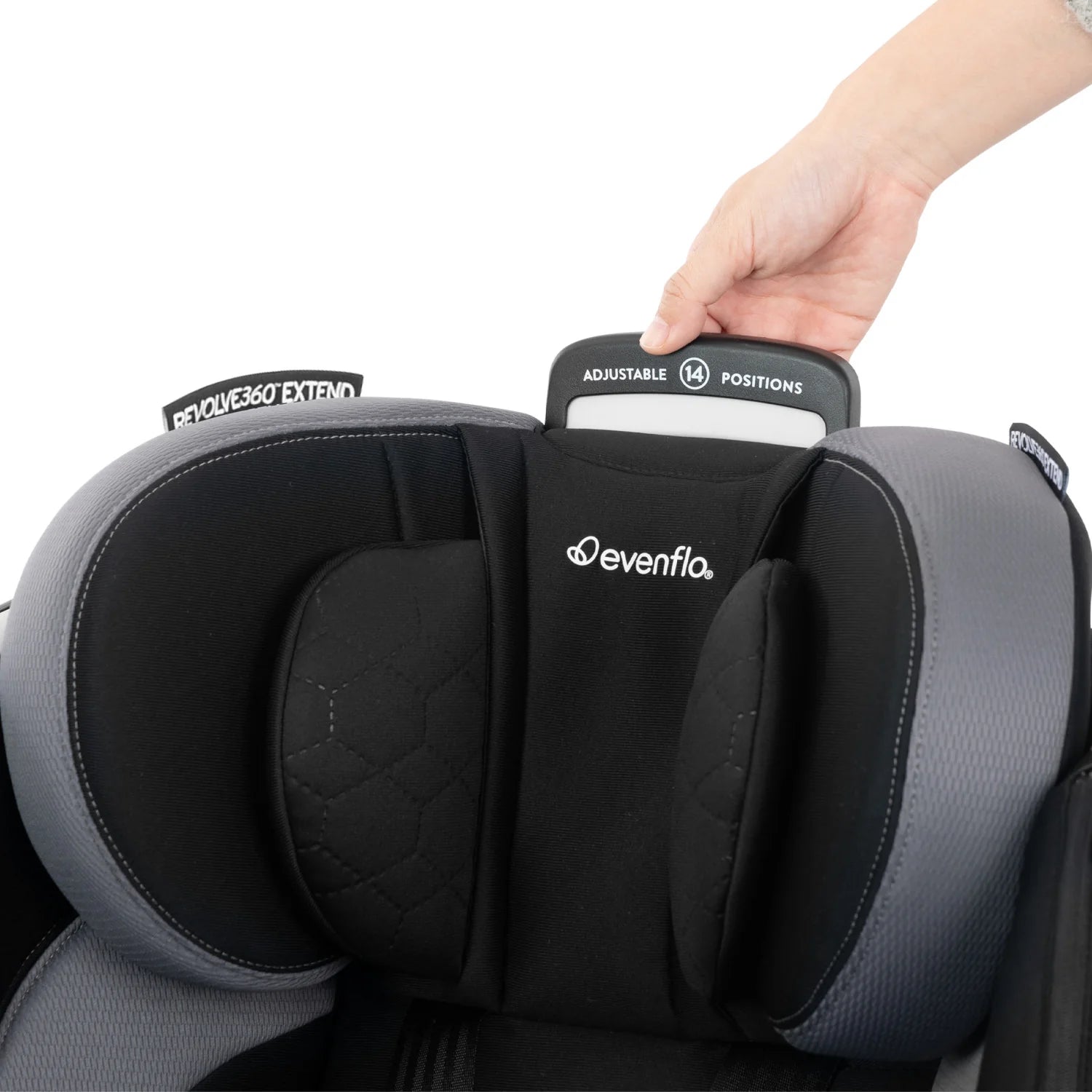 2026 2025 Siège Auto Rotatif Tout-en-Un Evenflo Revolve360 Extend avec Housse Quick Clean