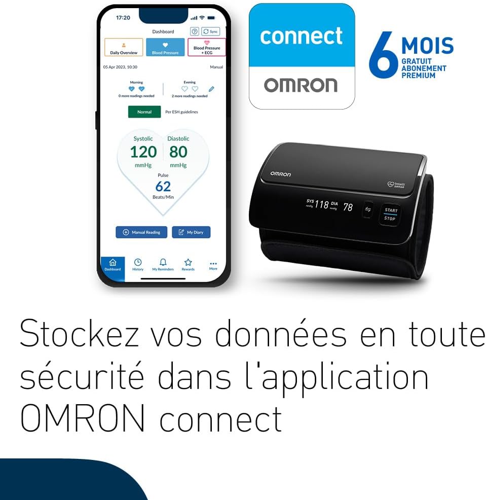 2026 2025 OMRON EVOLV – Tensiomètre Électronique Sans Fil avec Brassard Intelli Wrap & Bluetooth – Édition Limitée Haute Précision