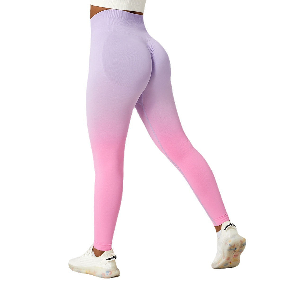 Women's Gradient High Waist Sports Leggings For Fitness Yoga Outdoor - LAKD London