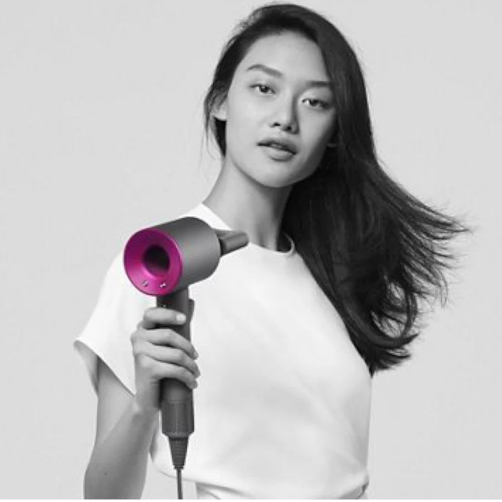 2026 2025 Sèche-Cheveux Dyson Supersonic™ HD07 Reconditionné (Excellent) avec Garantie Dyson – Couleur Fer + Fuchsia