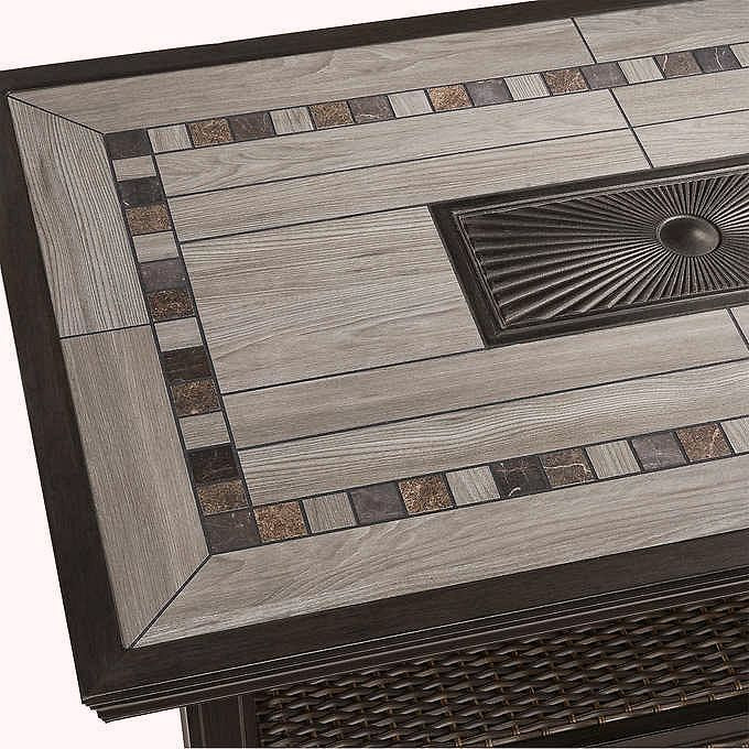 2026 Salon de jardin Agio Conway – Ensemble lounge 4 pièces à assise profonde