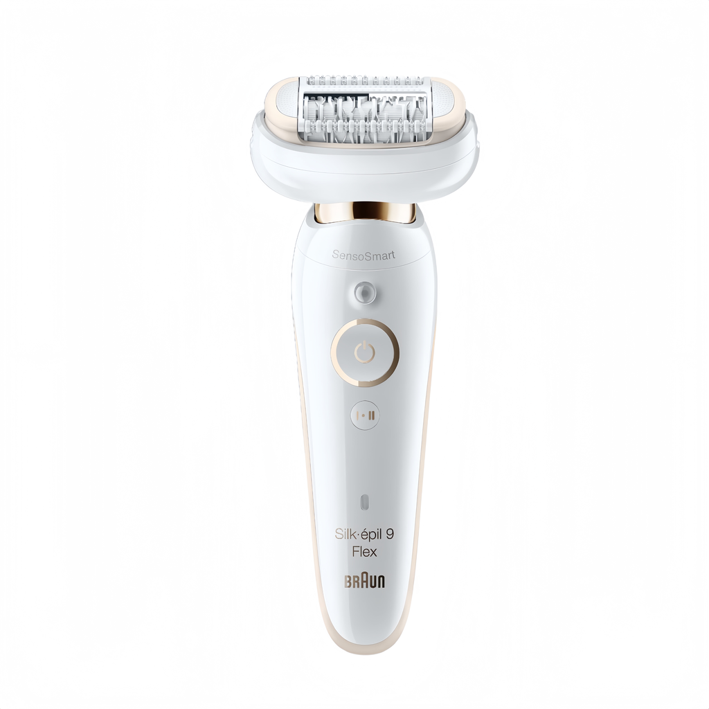 2026 2025 Braun Silk-épil 9 Flex 9-020 - Épilateur pour Femmes, Blanc/Or