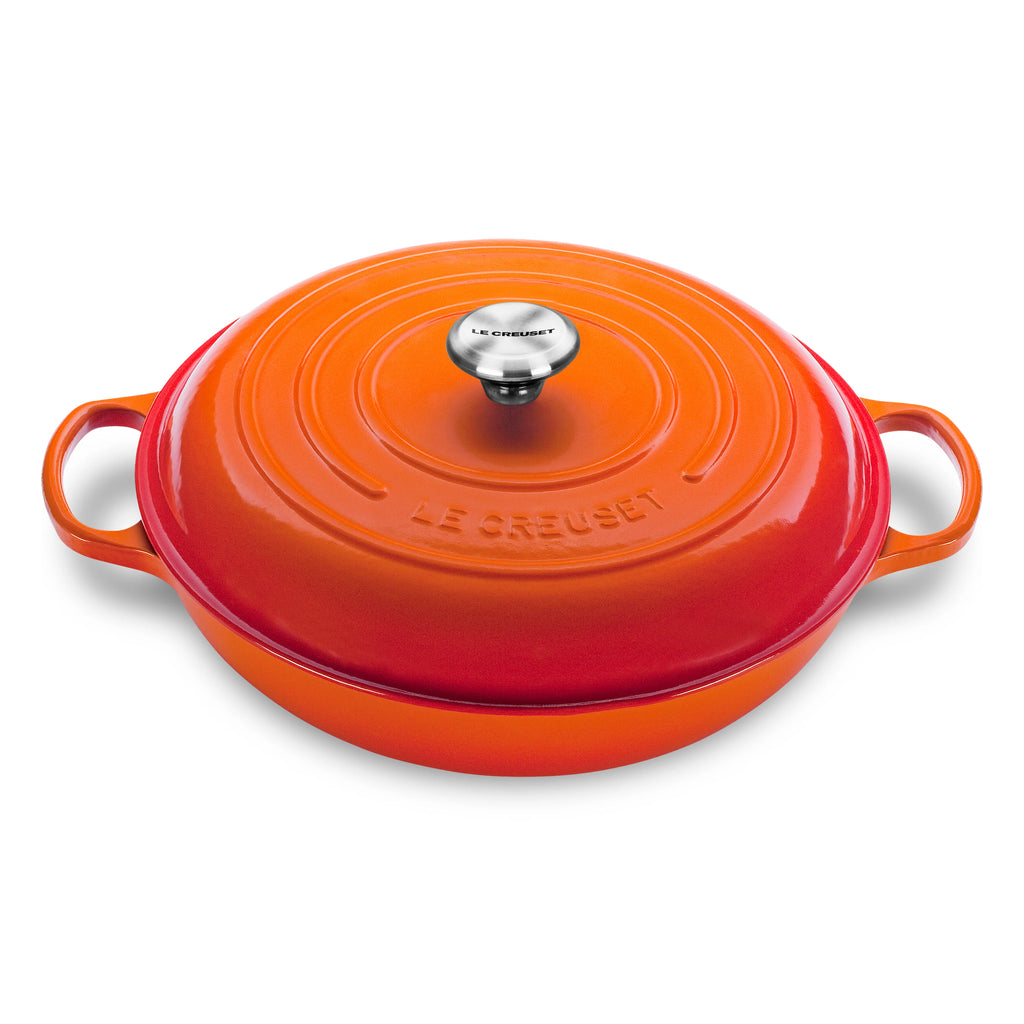 2026 2025 Le Creuset Signature Cocotte en Fonte Émaillée 5 Quart – Couleur Flamme