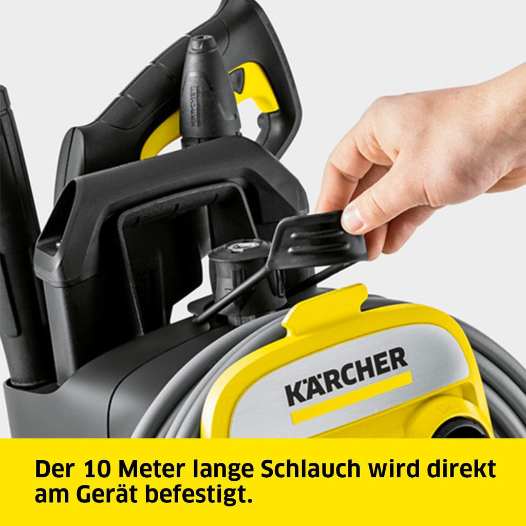 2026 Nettoyeur haute pression Karcher K 7 Premium Smart Control Flex Home - 180 bars - 600 L/h - connecté - tambour enrouleur - brosse terrasse