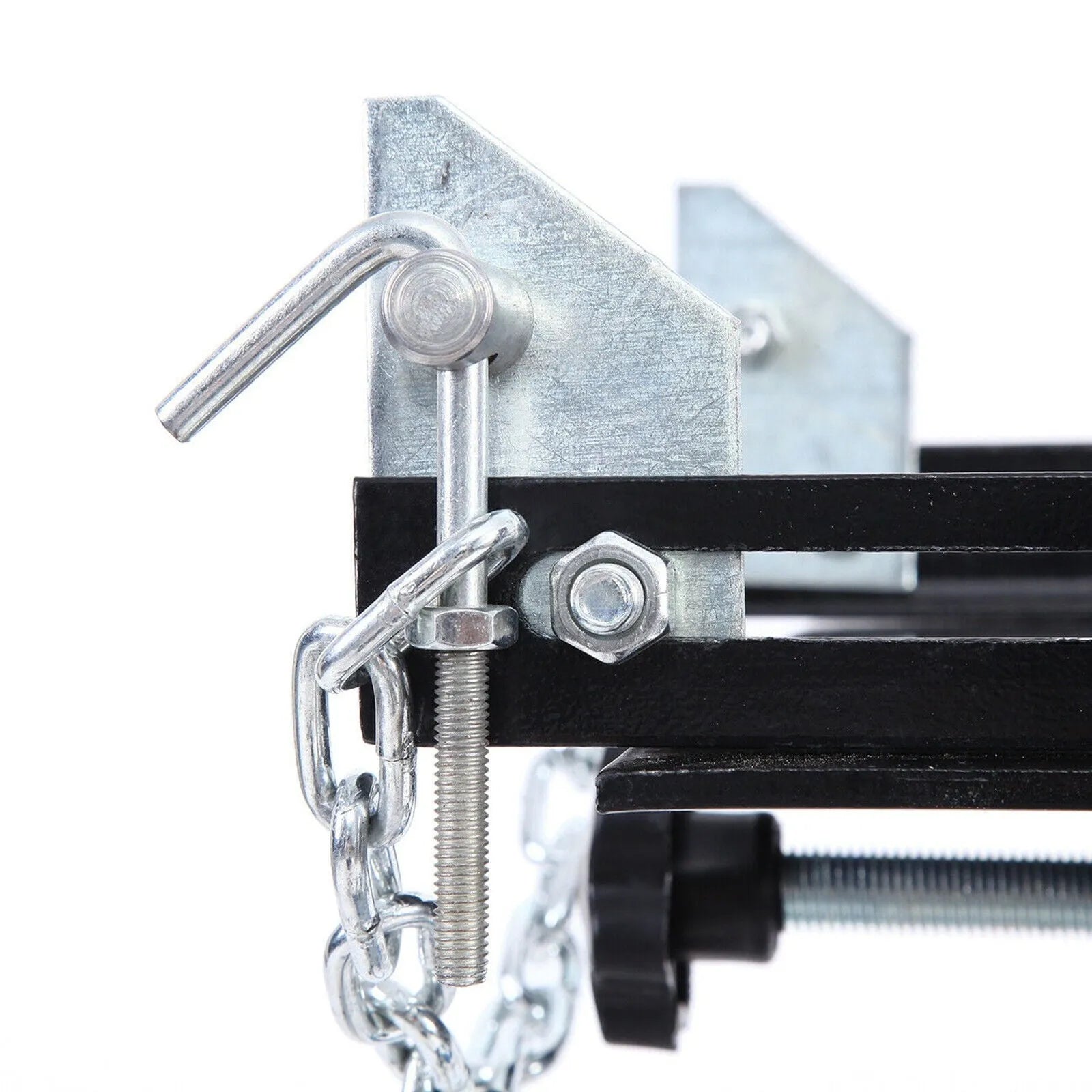 2026 Vertikaler hydraulischer Getriebeheber für Autos, Tragfähigkeit 0,75 Tonne (1660 Pfund), Hubhöhe 33" bis 70", mit 360° schwenkbaren Rollen und Fußpedal – Blau