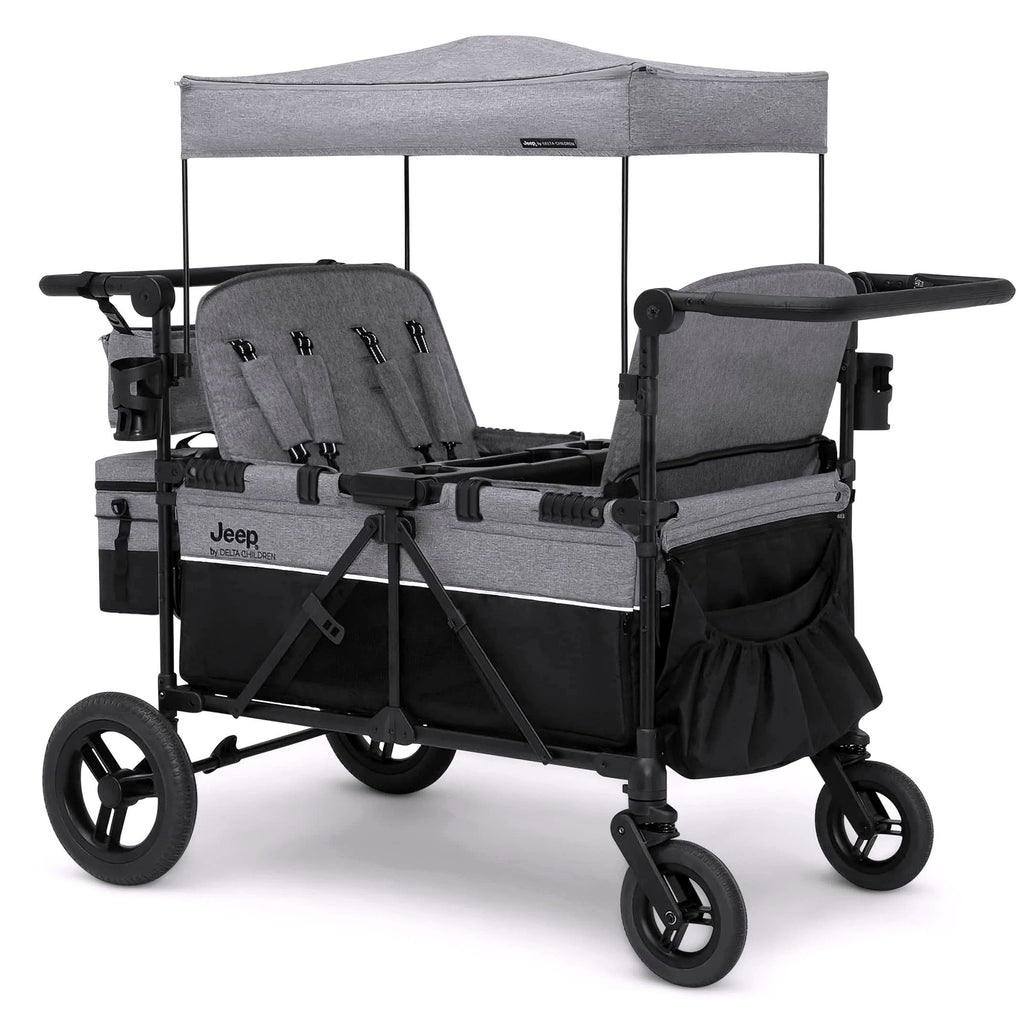 2026 Jeep Wrangler Deluxe Wagon Poussette 4 places – par Delta Children