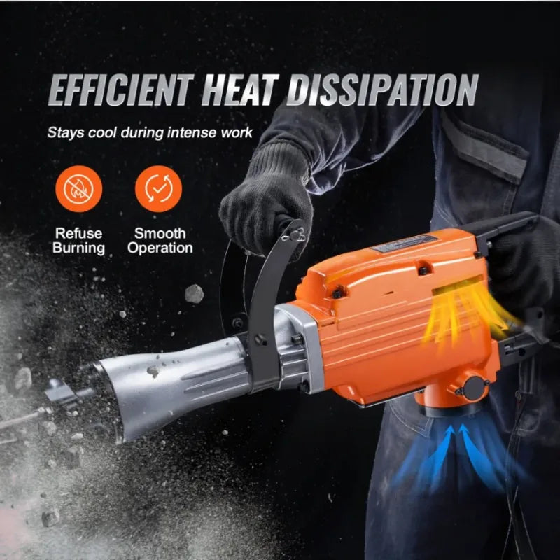 2026 Marteau Piqueur de Dmolition Professionnel 2200 W -