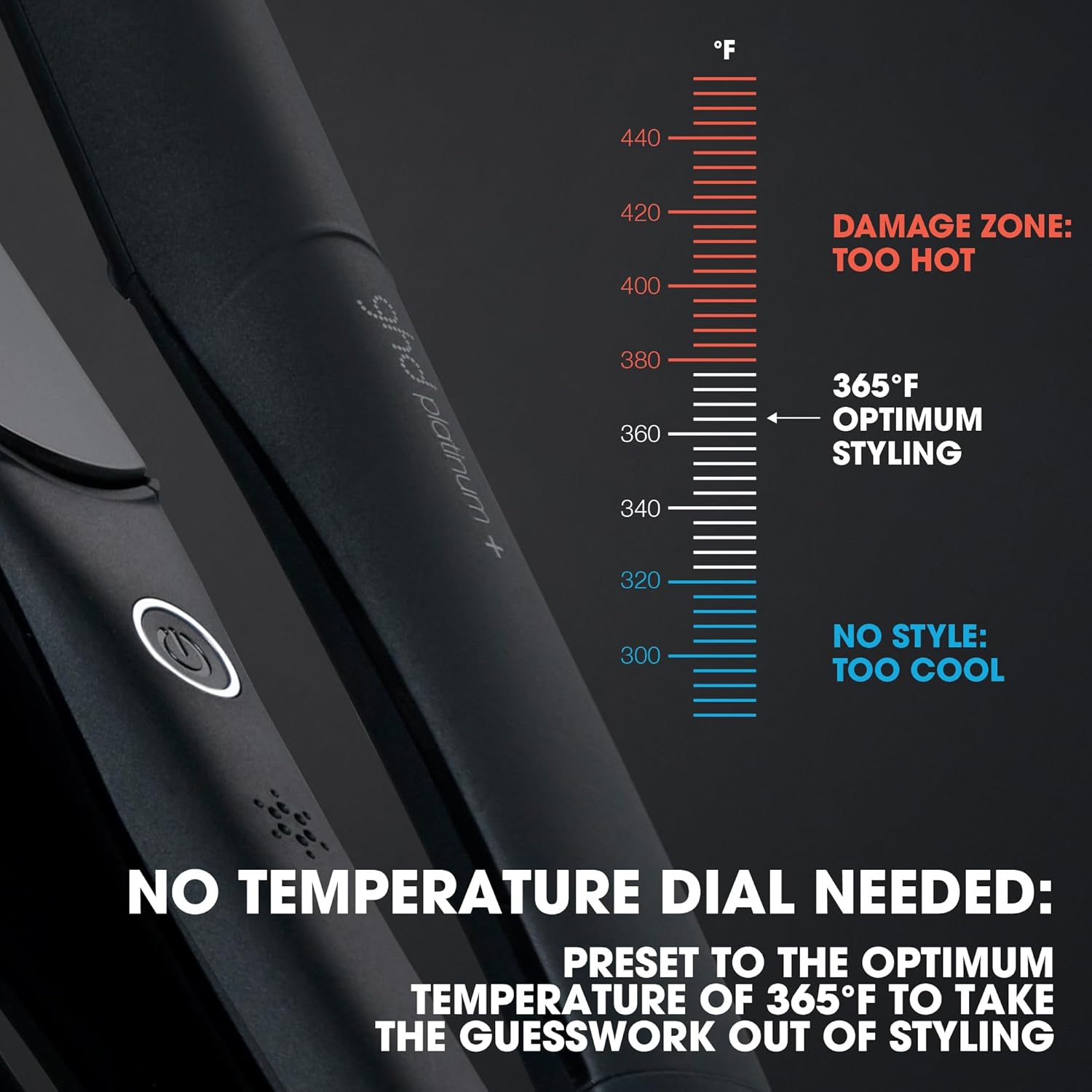 2026 2025 Lisseur ghd Platinum+ Styler ― Fer à Lisser 1" Professionnel en Céramique, Outil de Coiffage pour des Cheveux Plus Forts, Plus de Brillance et Plus de Protection de la Couleur