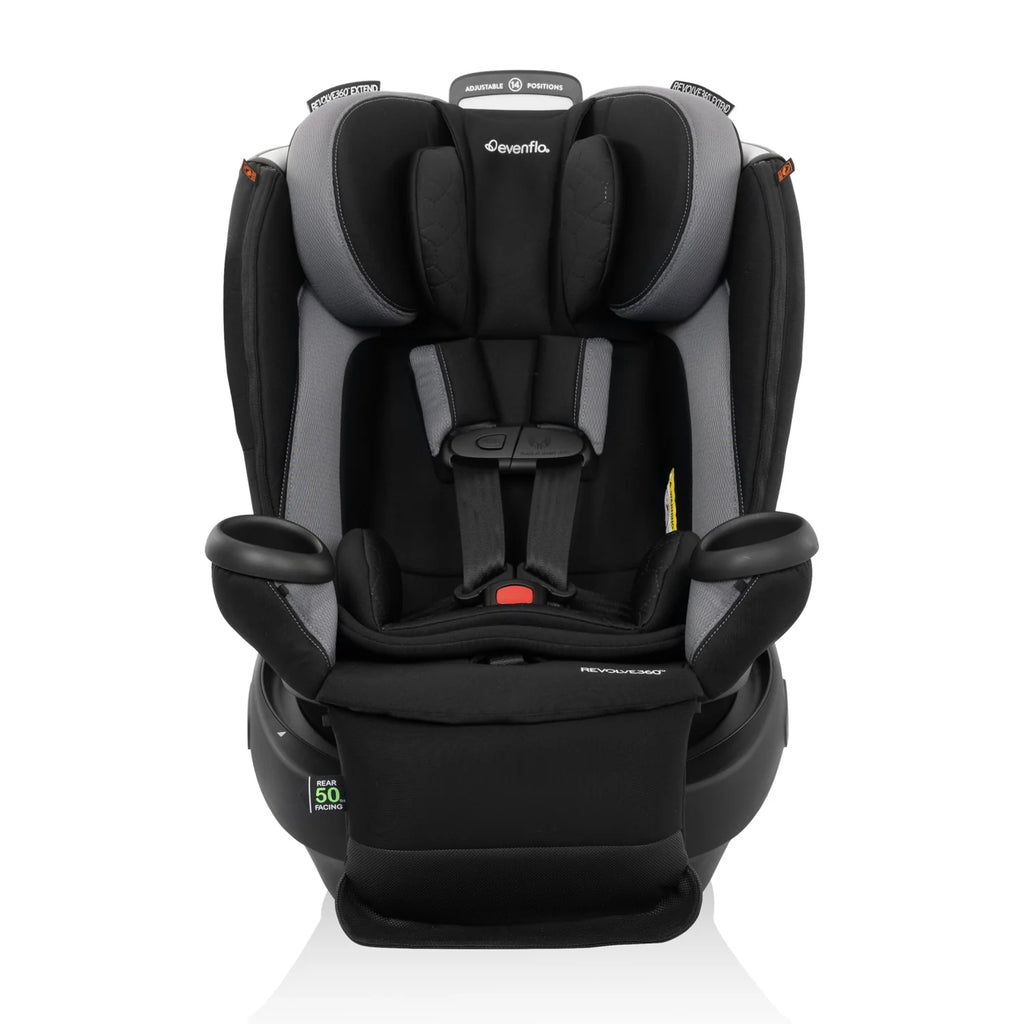 2026 2025 Siège Auto Rotatif Tout-en-Un Evenflo Revolve360 Extend avec Housse Quick Clean