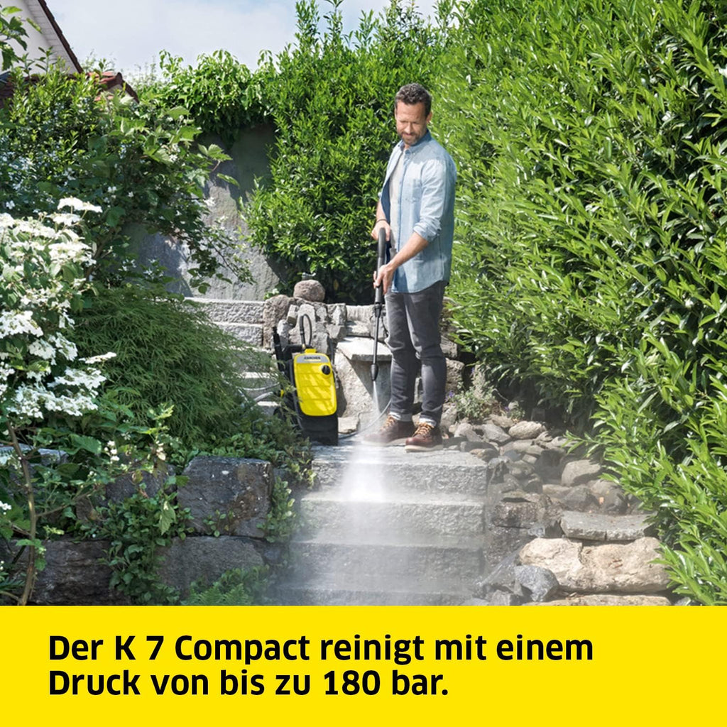 2026 Nettoyeur haute pression Karcher K 7 Premium Smart Control Flex Home - 180 bars - 600 L/h - connecté - tambour enrouleur - brosse terrasse