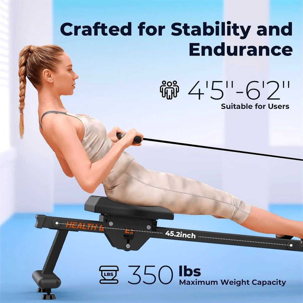 2026 Rameur magnétique YOSUDA – Charge maximale 350 lb