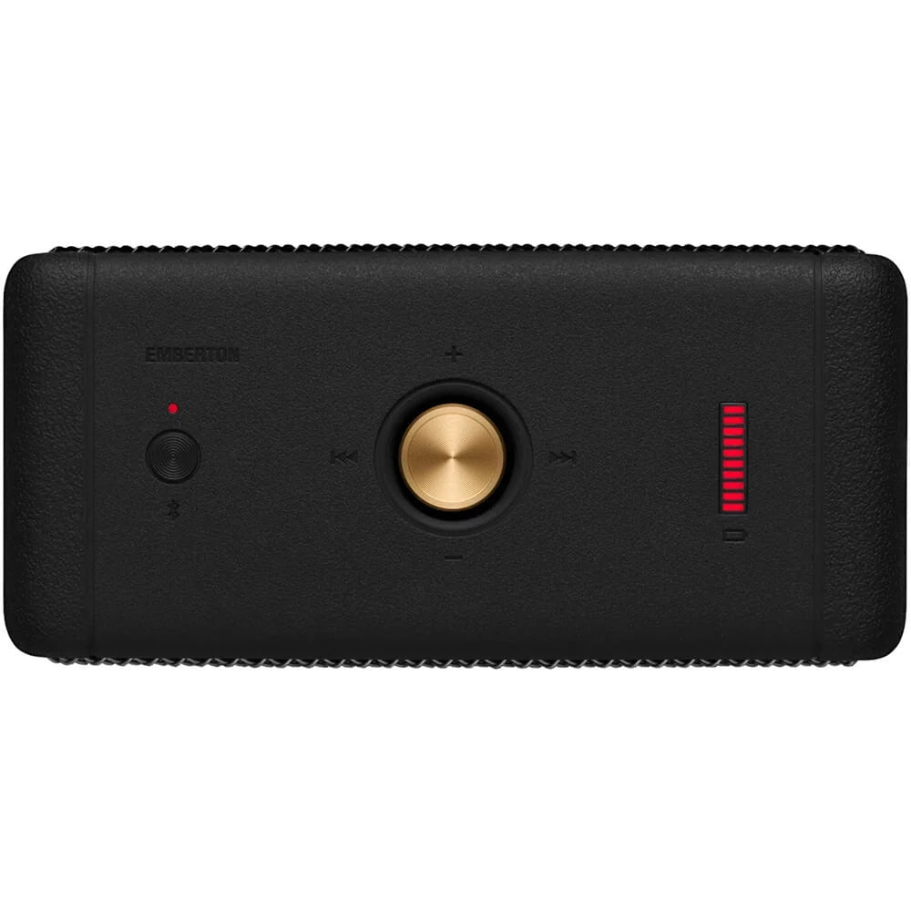 2026 2025 Enceinte Bluetooth portable Marshall EMBERTONBTBK Emberton – Son signature Marshall, étanche et compact, noir