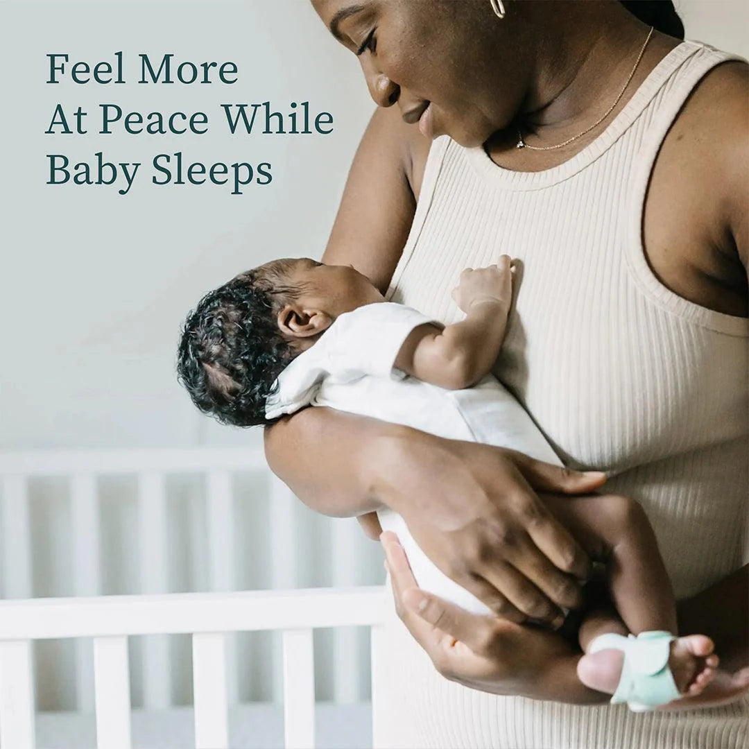 2026 2025 Owlet Dream Sock™ – Moniteur Bébé Intelligent avec Surveillance en Temps Réel du Pouls, de l’Oxygène et du Sommeil – Couleur Rose Poudré