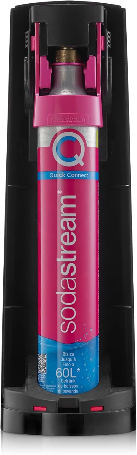 2026 2025 SodaStream Terra Machine à Eau Pétillante Bundle (Noir), avec CO2, Bouteilles Compatibles Lave-Vaisselle et Arômes Bubly Drops