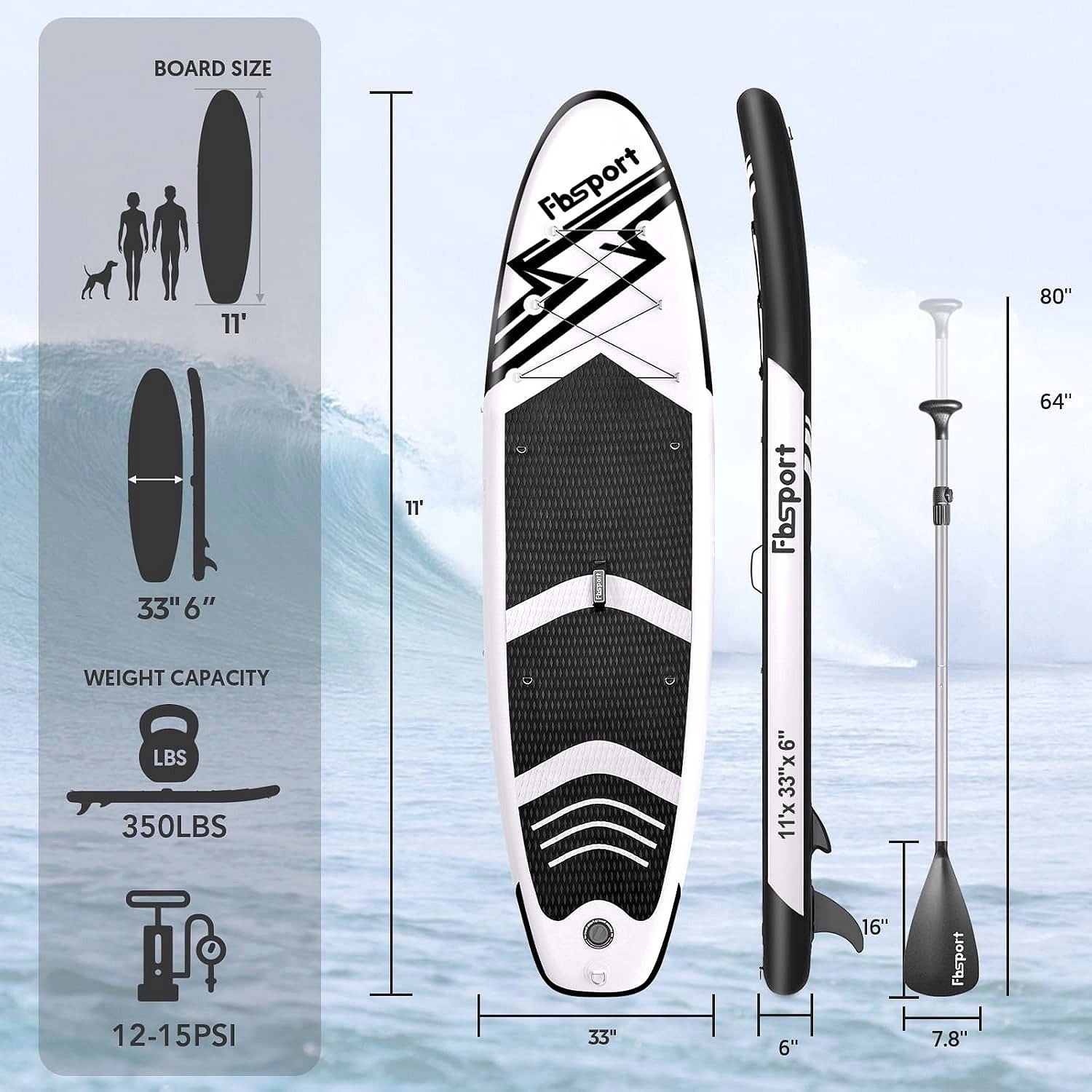 2026 Premium Stand Up Paddle Board, Yoga Board with Durable SUP Accessories & Carry Bag | Wide Stance, Surf Control, Non-Slip Deck, Leash, Paddle and Pump for Youth & Adult