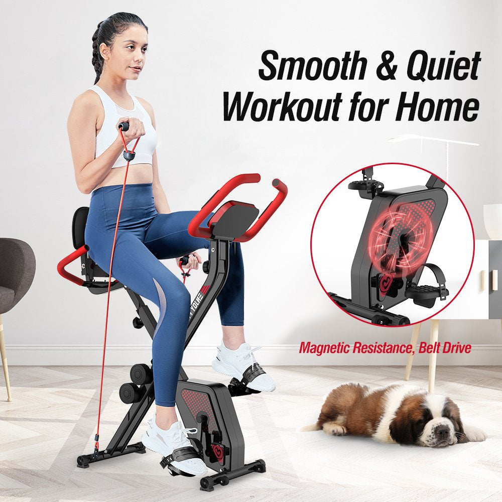 2026 Pooboo 3 In 1 Faltbare Heimtrainer Indoor Cycling Bike Workout 300Lb